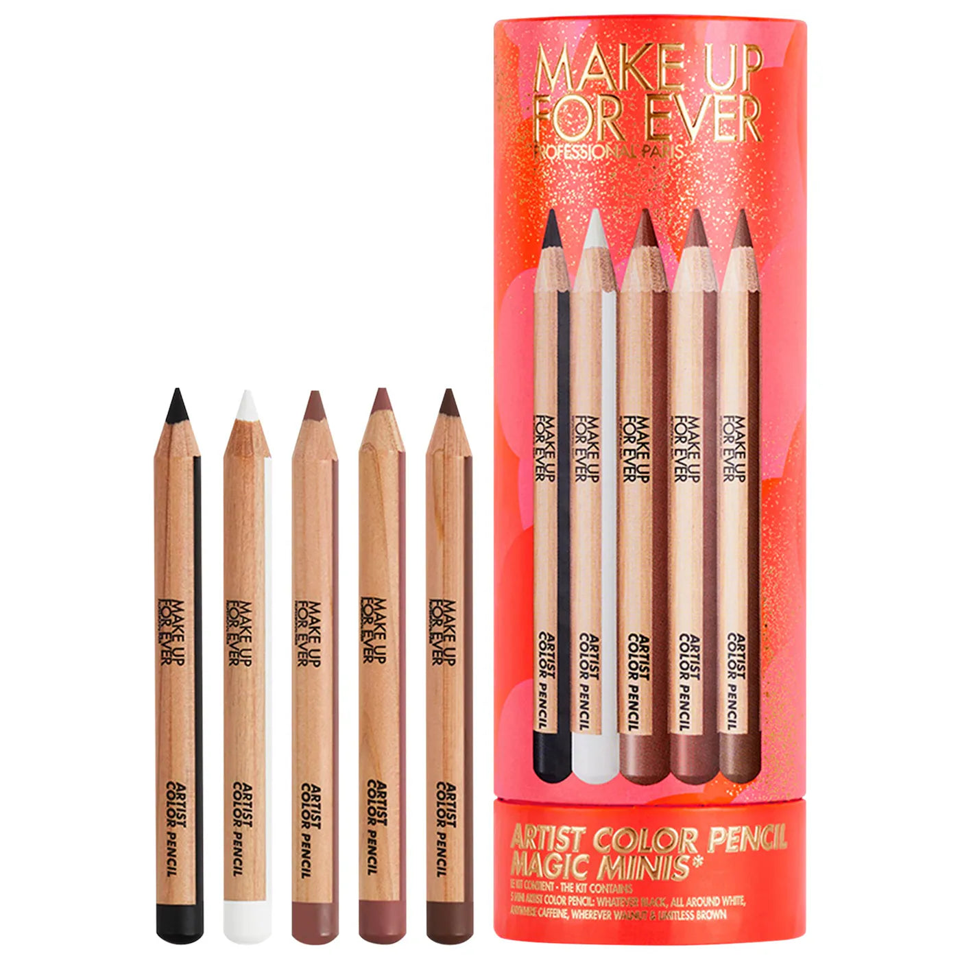 Mini Artist Color Pencil Lipliner & Eyeliner Kit - MAKE UP FOR EVER