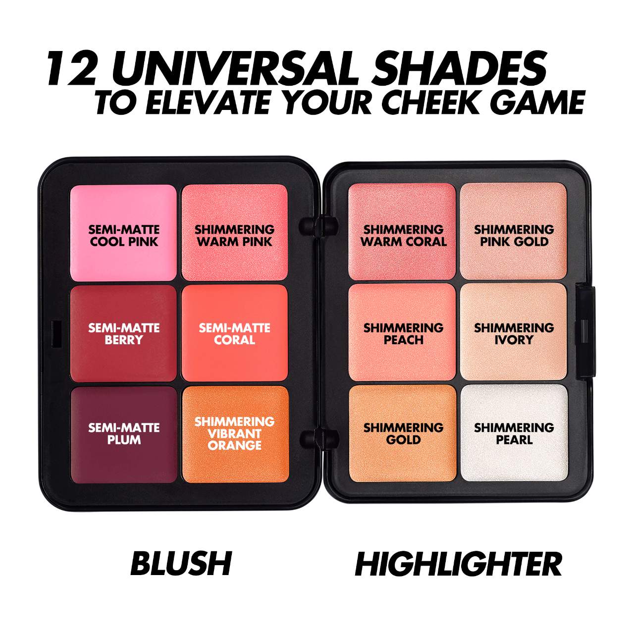 HD Skin Blush & Glow Longwear Cream Face Palette - MAKE UP FOR EVER