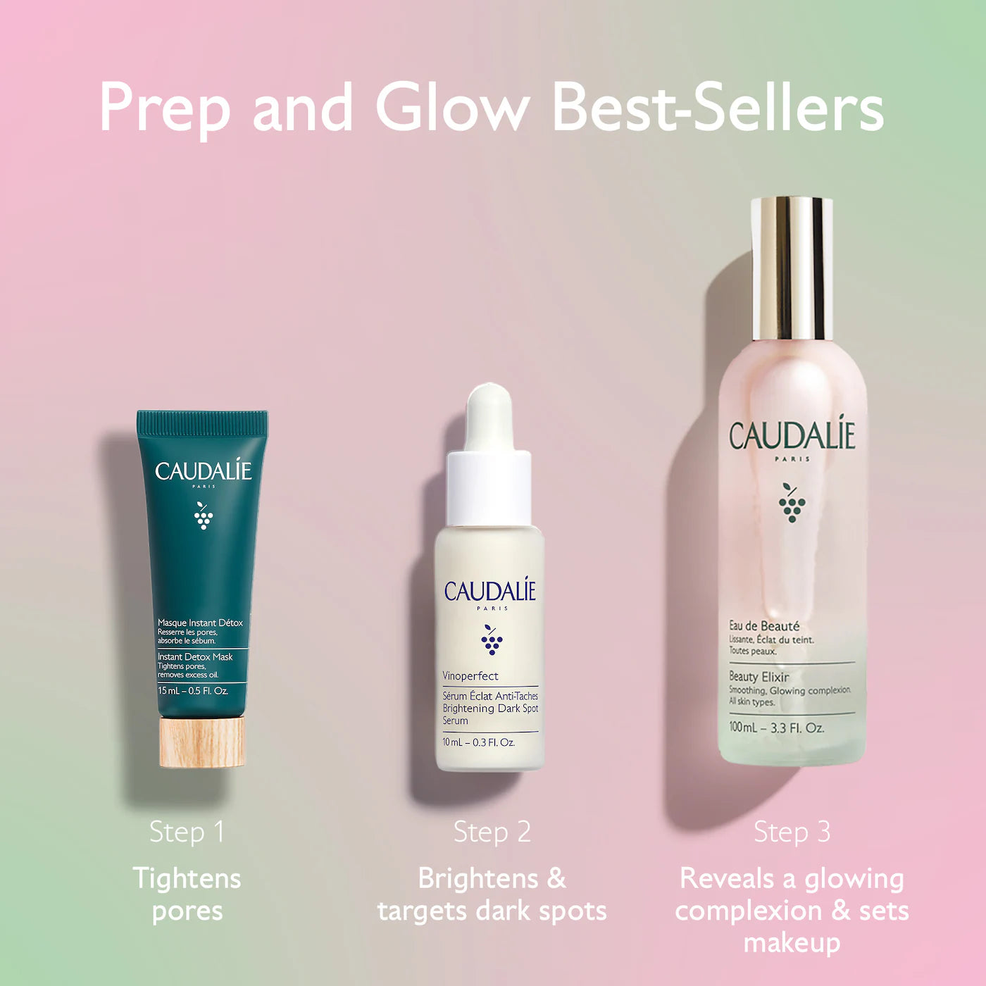 Prep & Glow Best-Sellers - CAUDALIE PREVENTA.