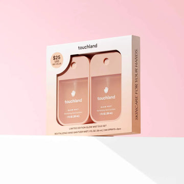 Limited Edition Glow Mist Revitalizing Hand Sanitizer Duo Value Set - Touchland PREVENTA.