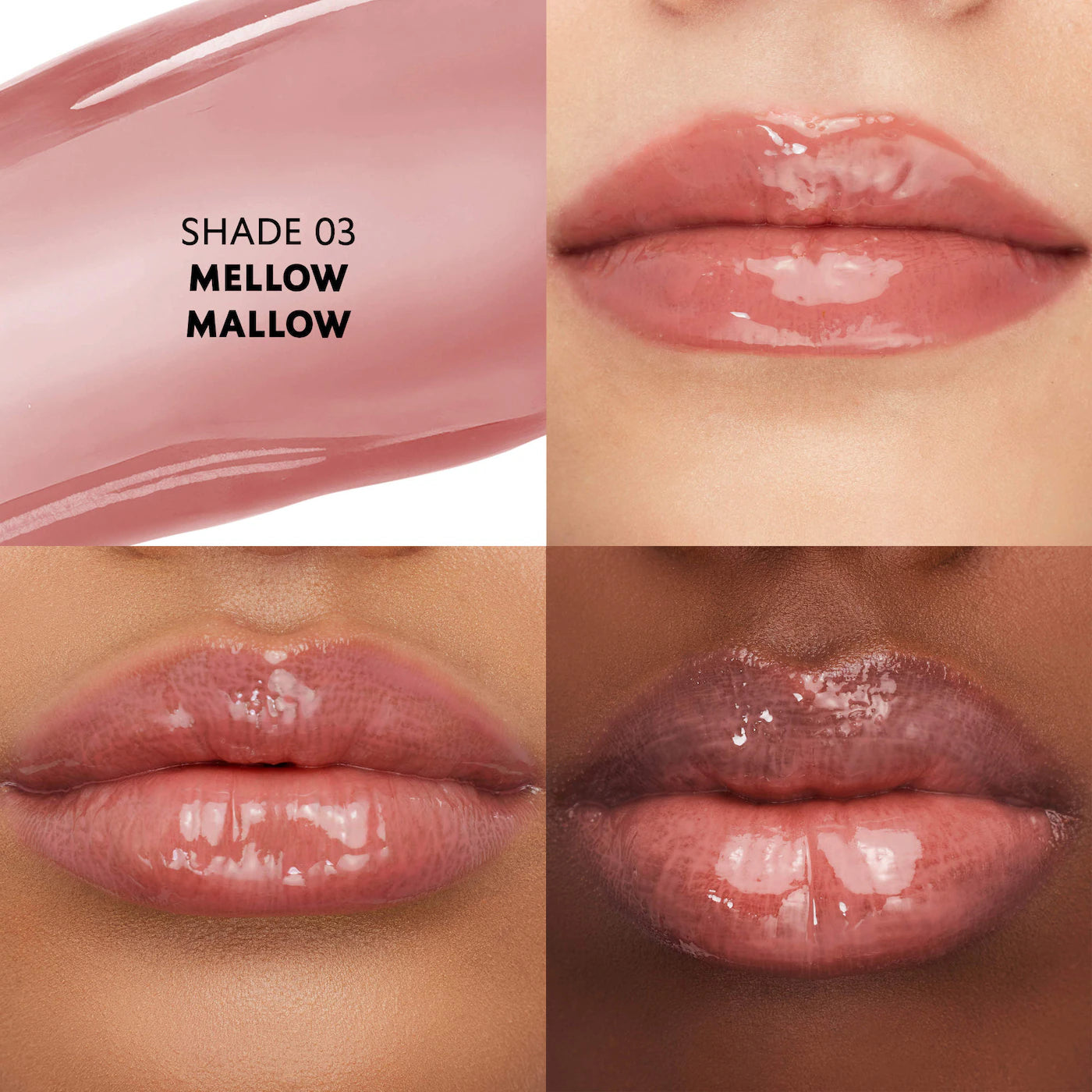 YSL Loveshine Plumping Lip Oil Gloss / 03 Mellow Mallow -Yves Saint Laurent.