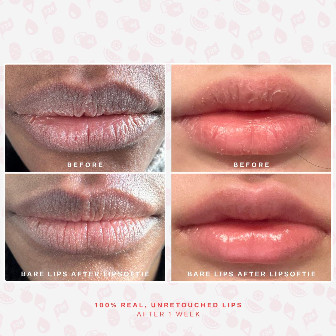 LipSoftie™ Hydrating Tinted Lip Treatment Balm/ Red Bean Mochi -Tower 28.