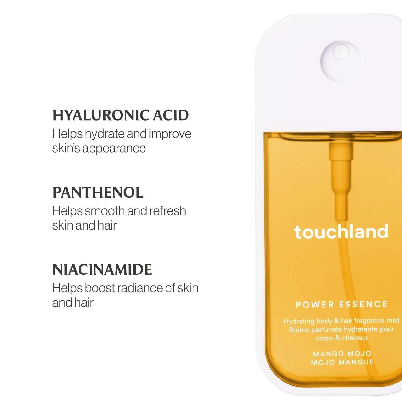 Mango Mojo Power Essence Body & Hair Fragrance Mist- Touchland    PREVENTA