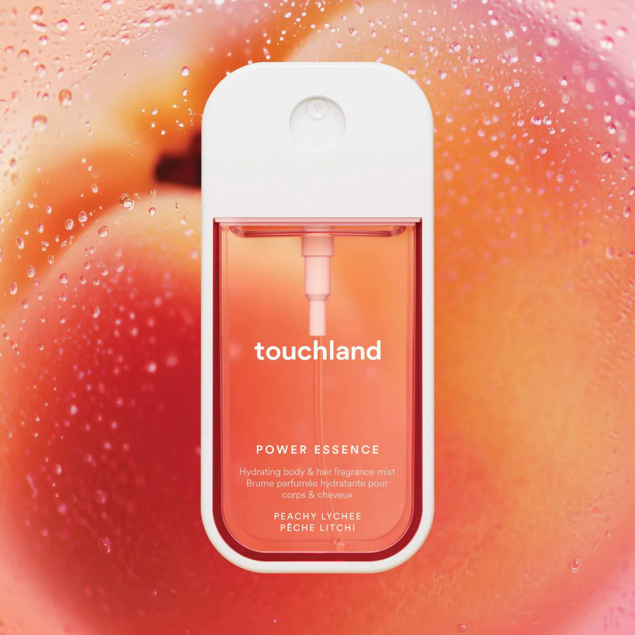 Peachy Lychee Power Essence Body & Hair Fragrance Mist - Touchland    PREVENTA