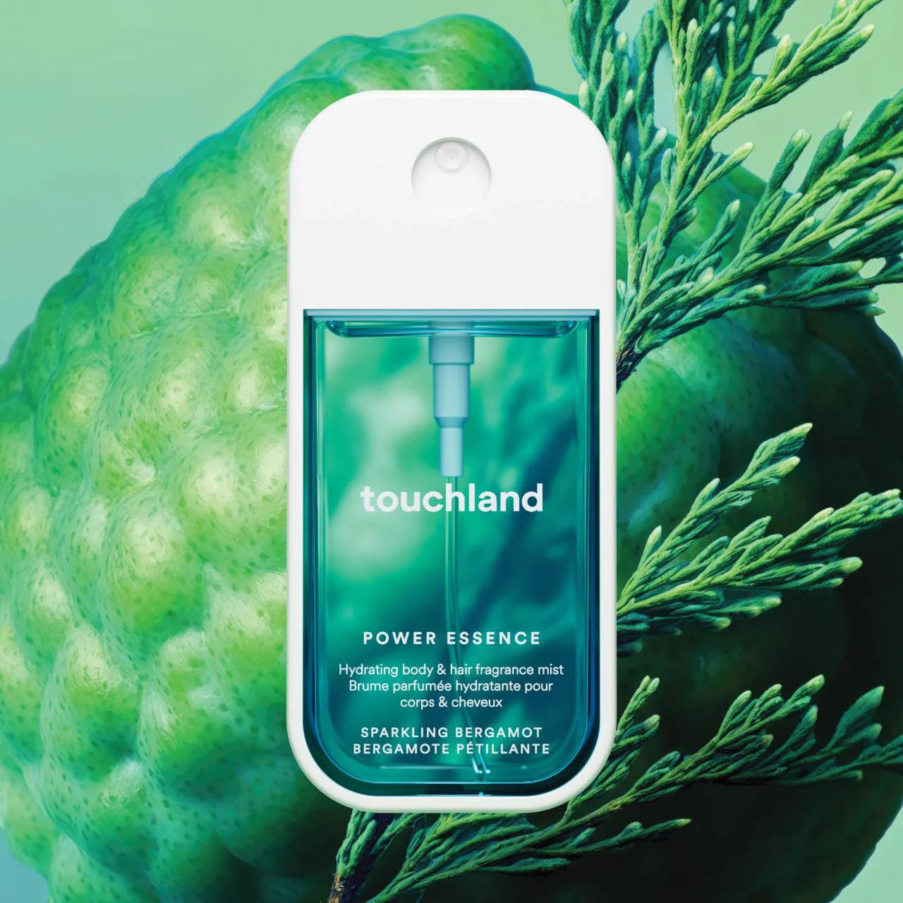Sparkling Bergamot Power Essence Body & Hair Fragrance Mist - Touchland    PREVENTA