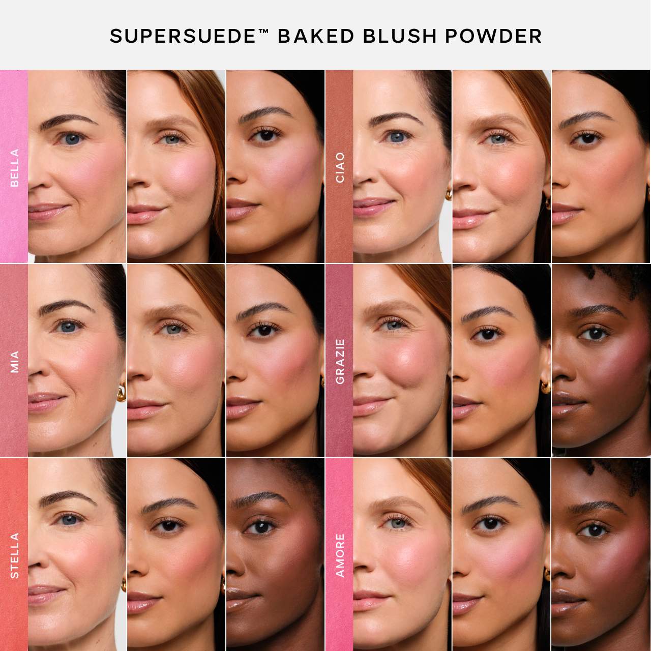 SuperSuede™ Talc-Free Powder Blush/ Amore - Saie.