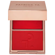 Double-Take Creme & Powder Blush / She Left Me On Red - Patrick Ta.