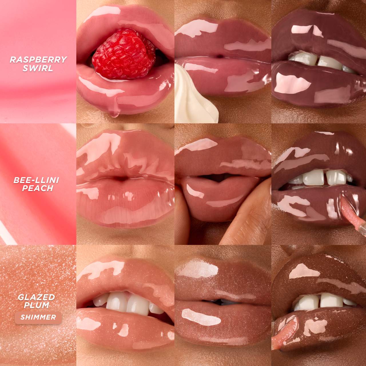 Honey Infused Hydrating Lip Oil / Raspberry Swirl -  Gisou PREVENTA.