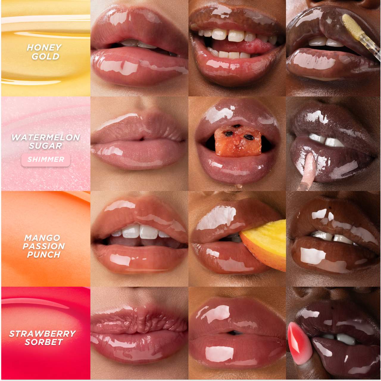 Honey Infused Hydrating Lip Oil / Glazed Plum-  Gisou PREVENTA.