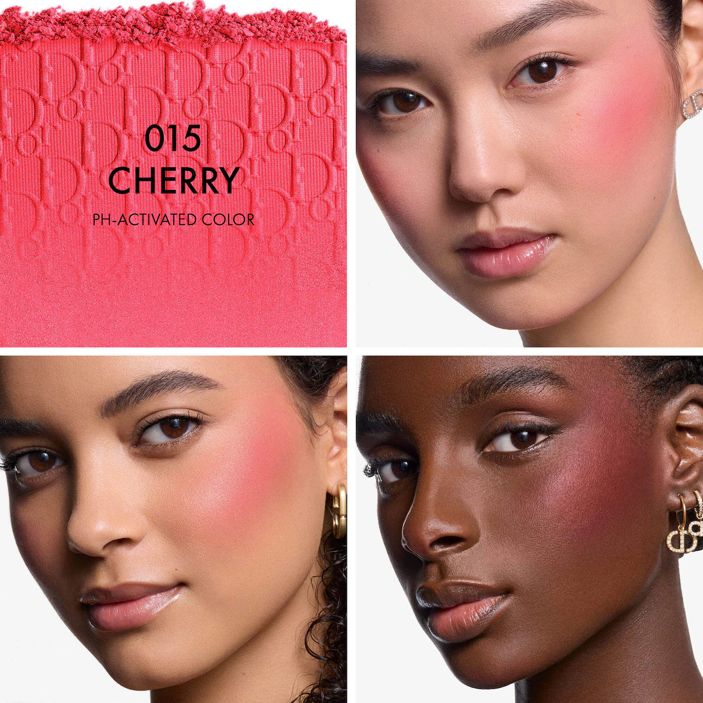Rosy Glow Powder Blush / 015 Cherry - Dior.