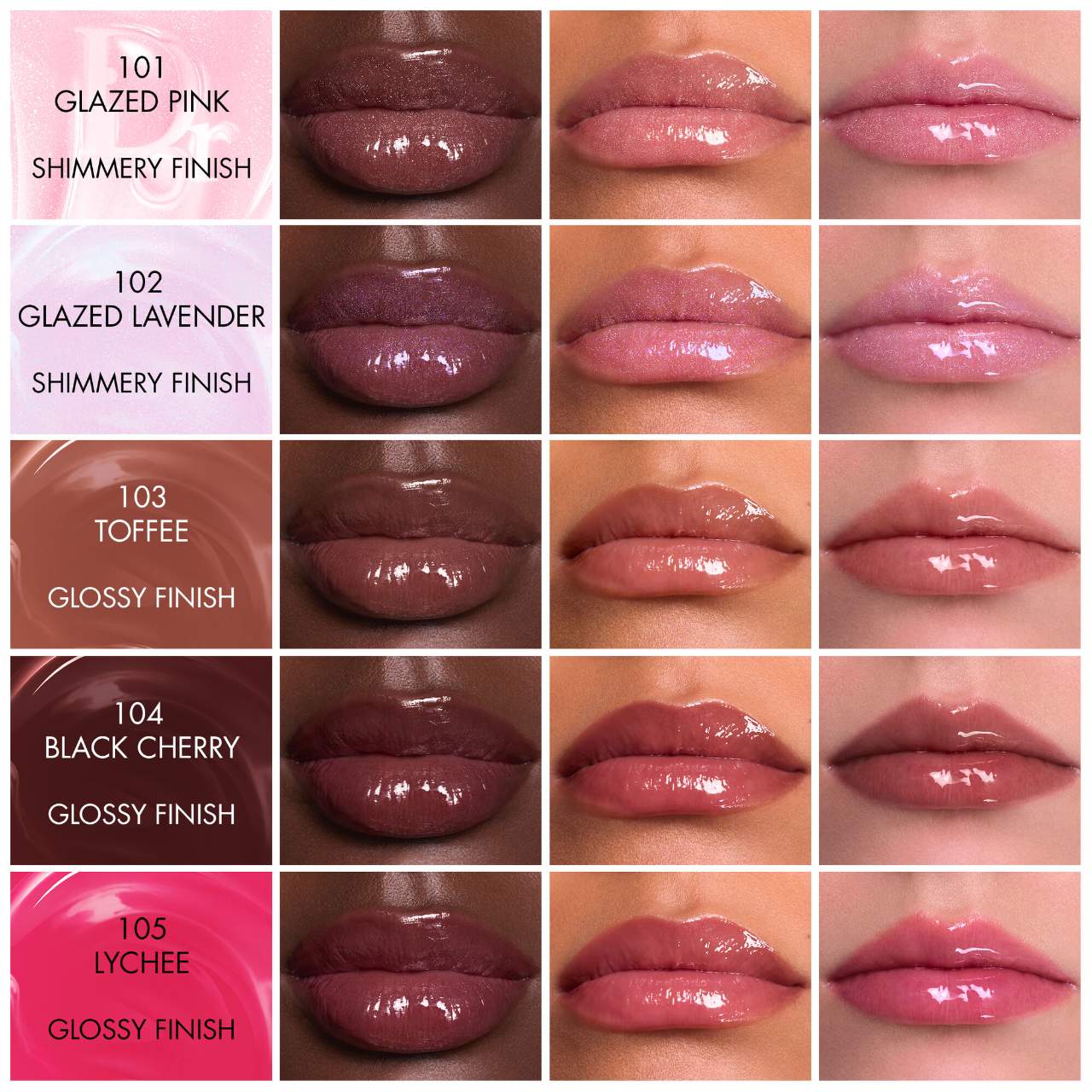 Lip Glow Butter Hydrating Gloss Balm / 103 Toffee - Dior.