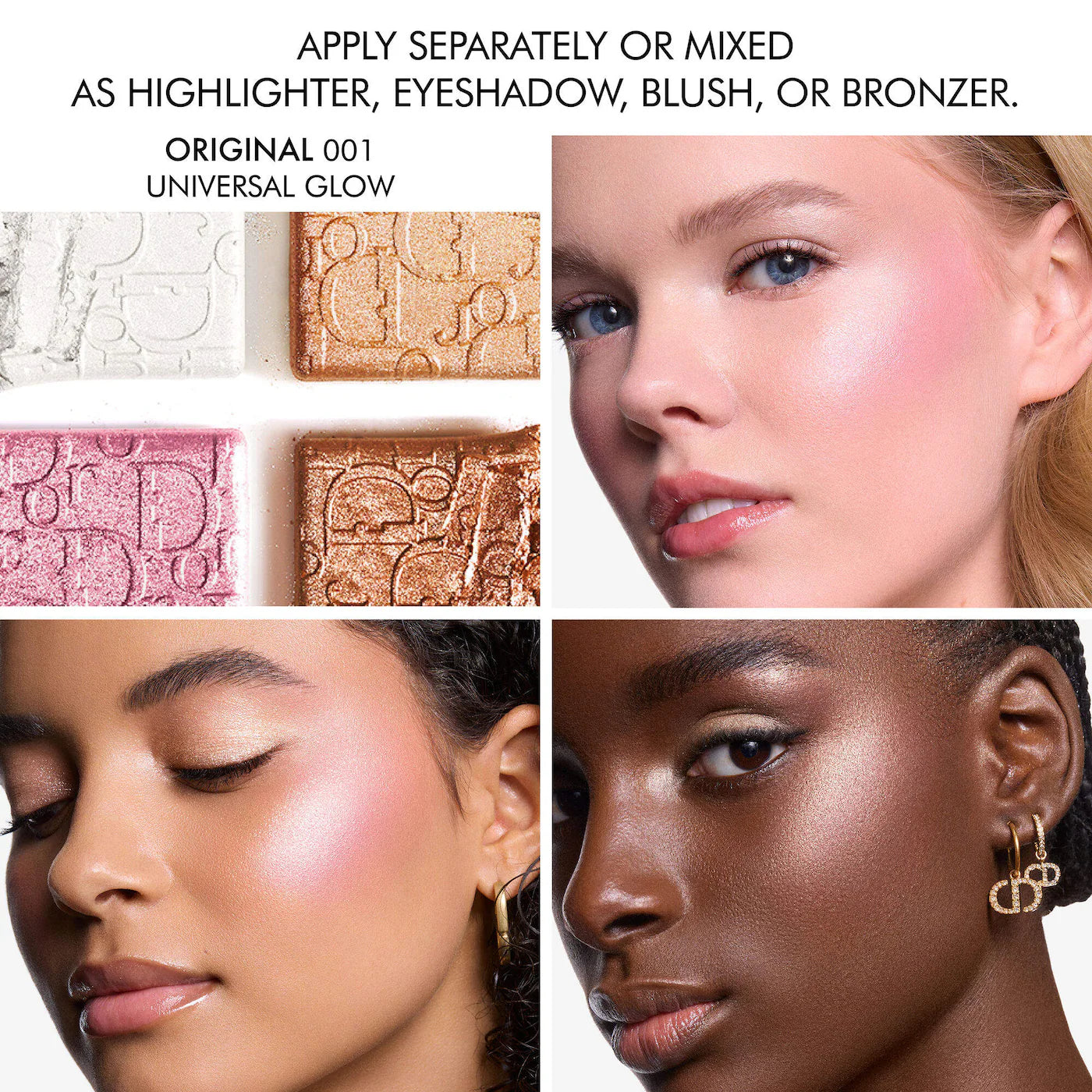 Backstage Glow Maximizer Face Palette / 0001 Universal Glow - Dior.