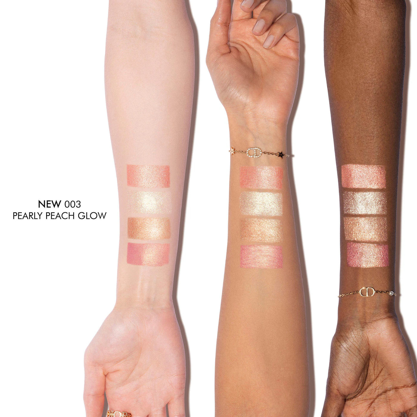 Backstage Glow Maximizer Face Palette / 003 Pearly Peach Glow - Dior.