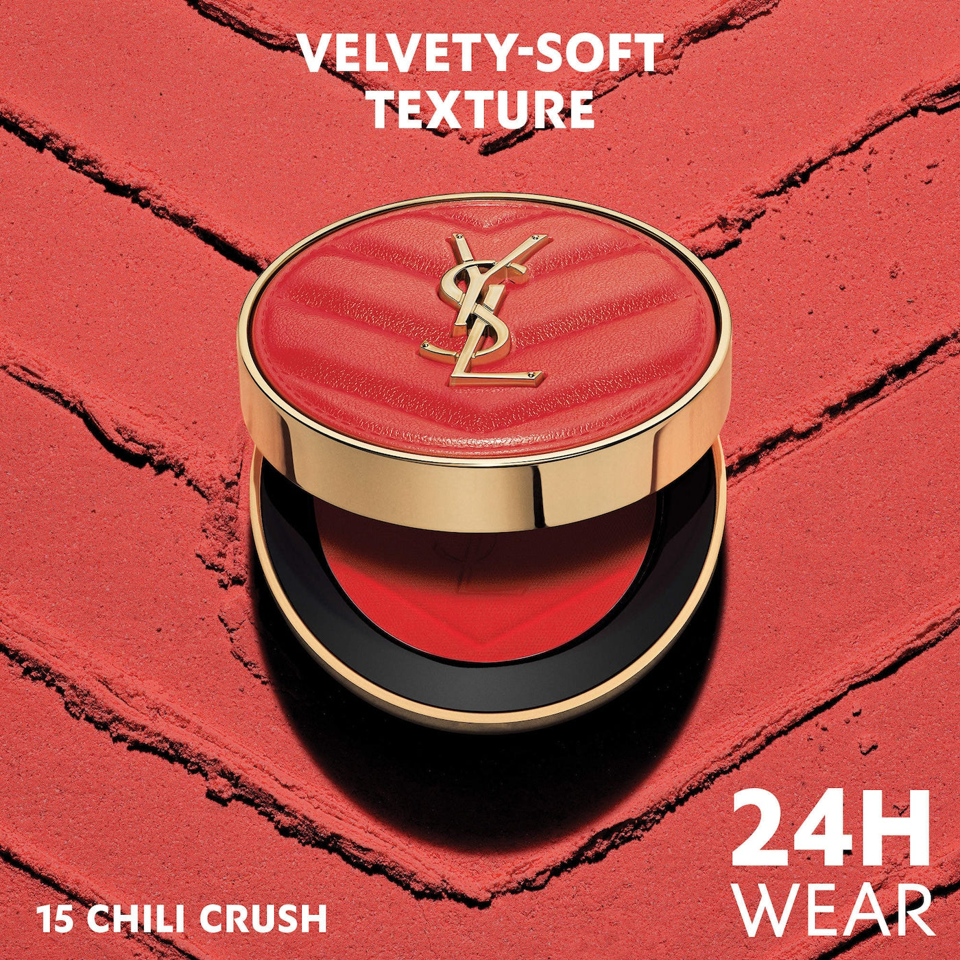 Make Me Blush 24H Buildable Powder Blush/ 15 Chili Crush  -Yves Saint Laurent.