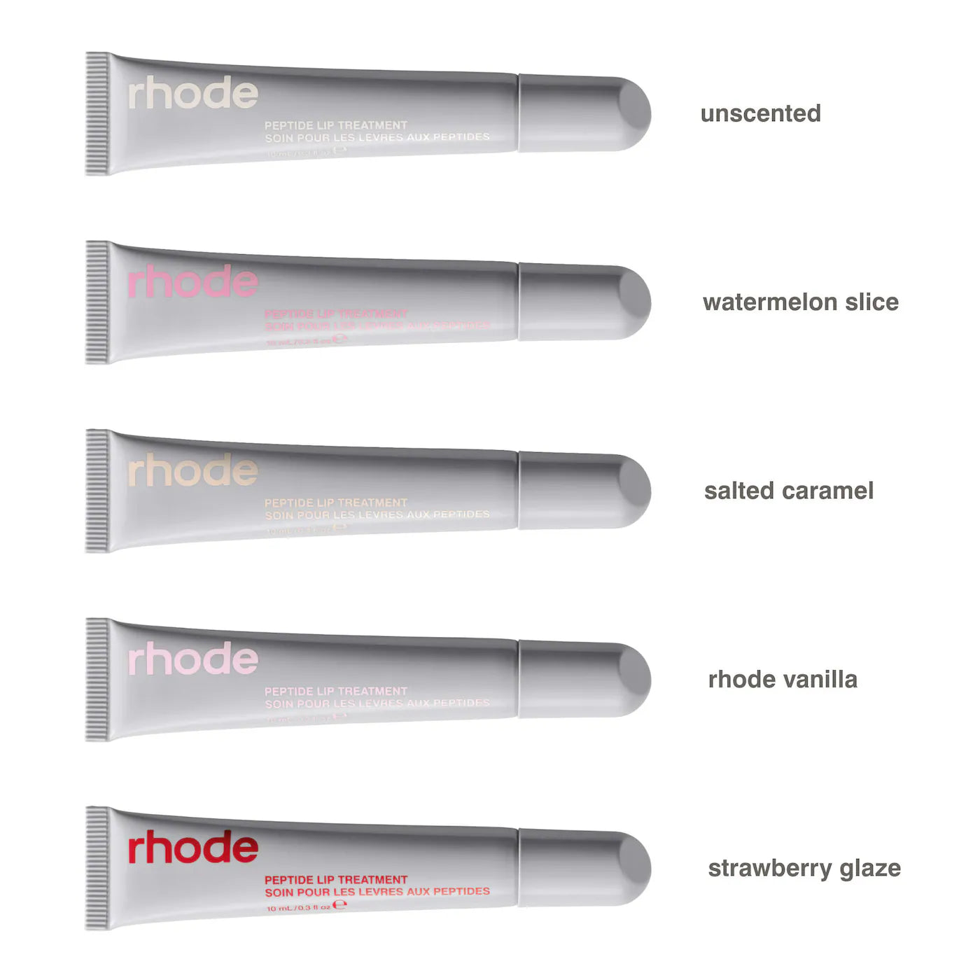 Peptide Lip Treatment Nourishing Glaze / Strawberry Glaze - Rhode .