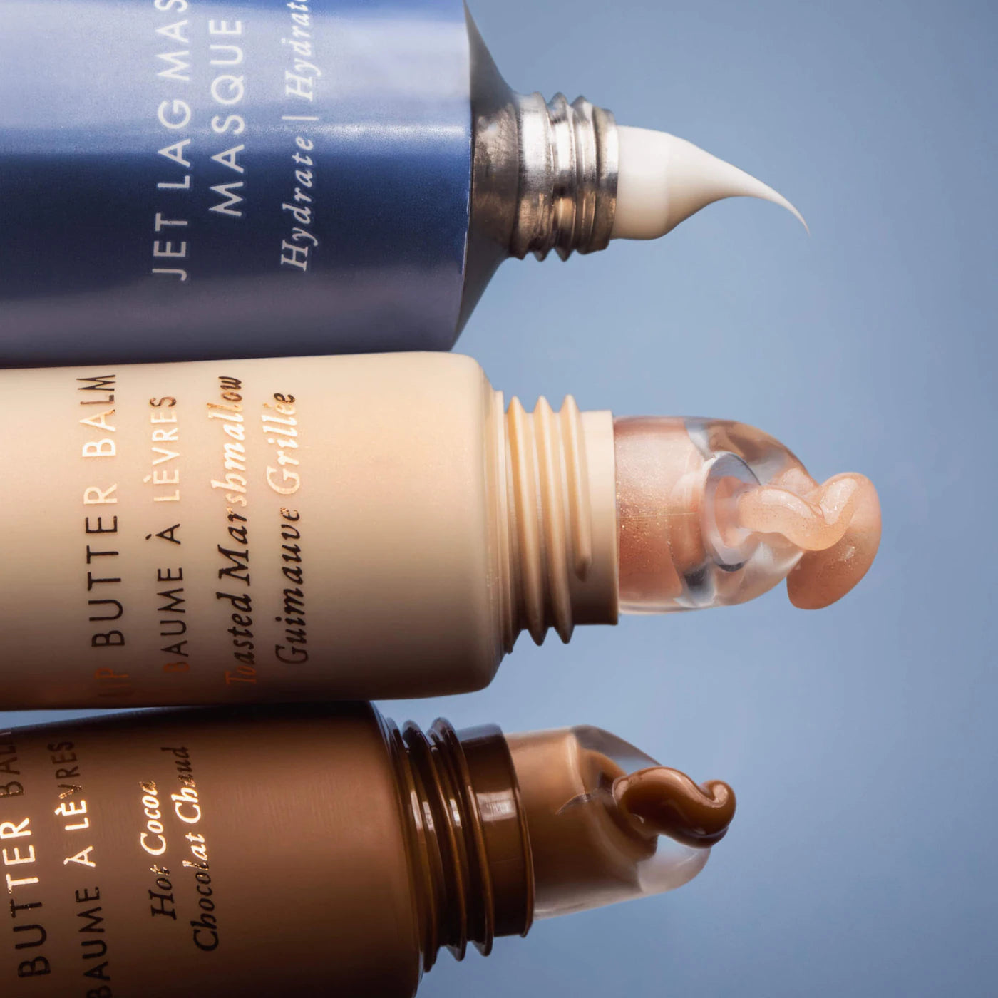 The Holiday Trio Set with Lip Butter Balm in Hot Cocoa & Toasted Marshmallow - Summer Fridays