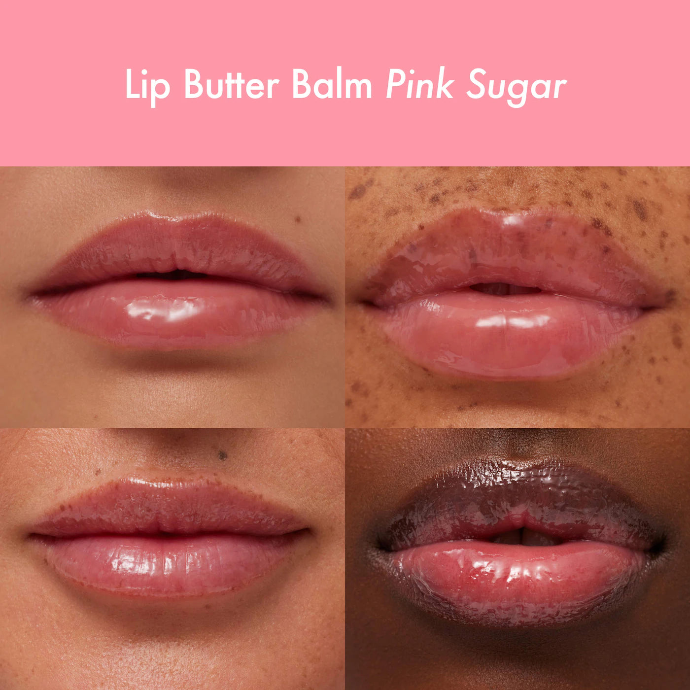 The Dewy Pink Set with mini Lip Butter Balm in Pink Sugar - Summer Fridays .