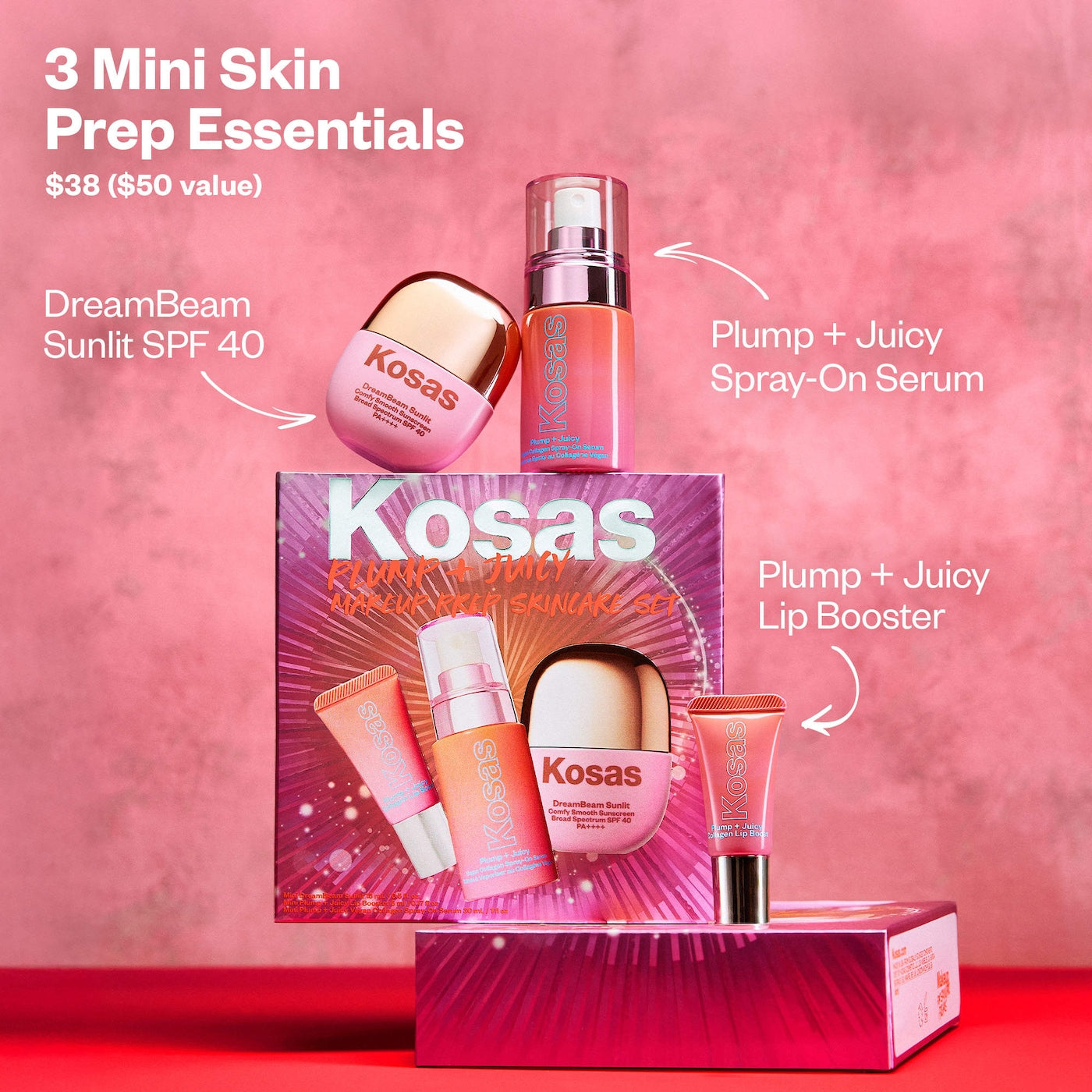 Plump + Juicy Makeup Prep Skincare Set - Kosas.