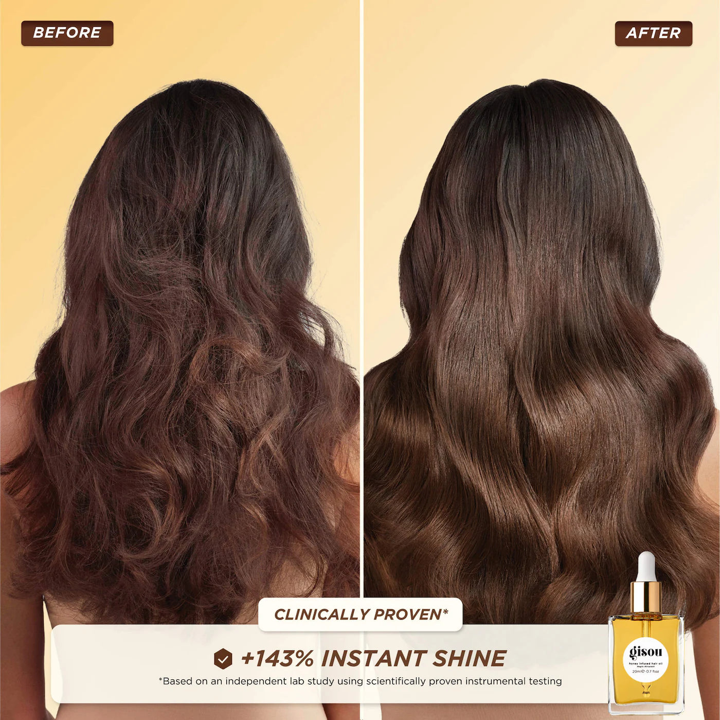 Glossy & Glazed Hair & Lip Oil Gift Set- Gisou.