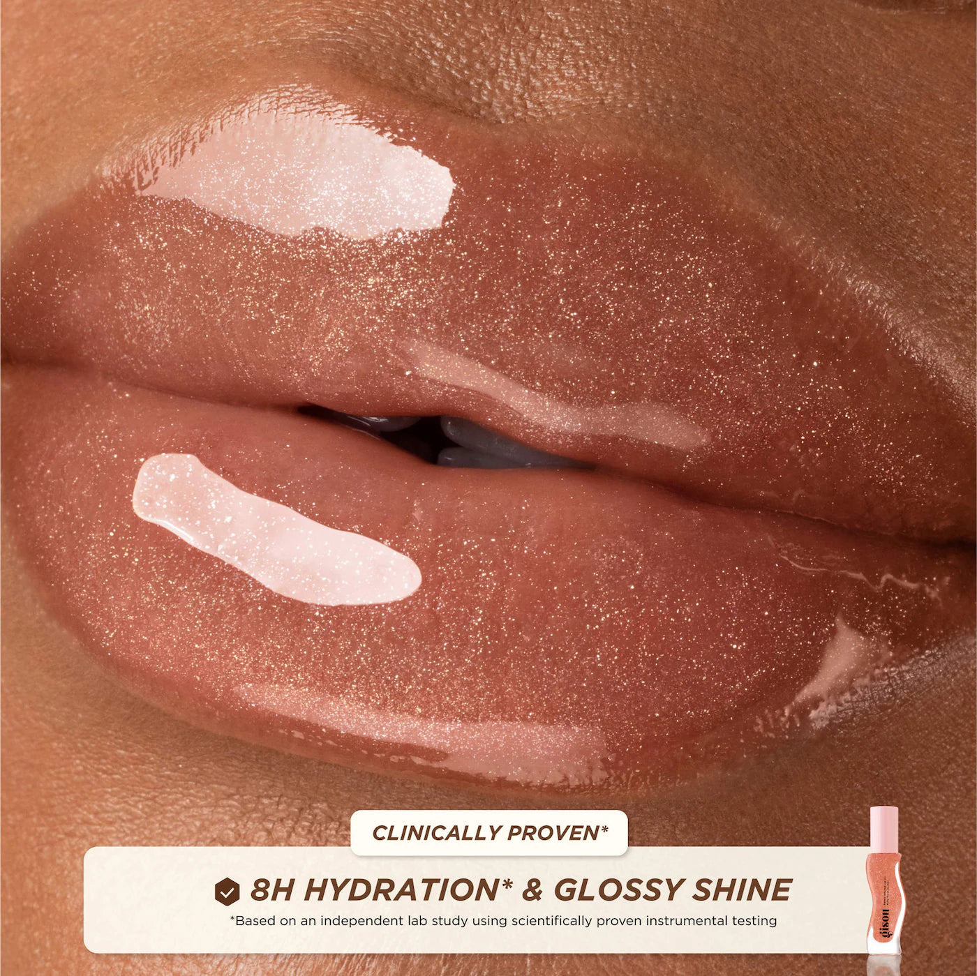 Glossy & Glazed Hair & Lip Oil Gift Set- Gisou.