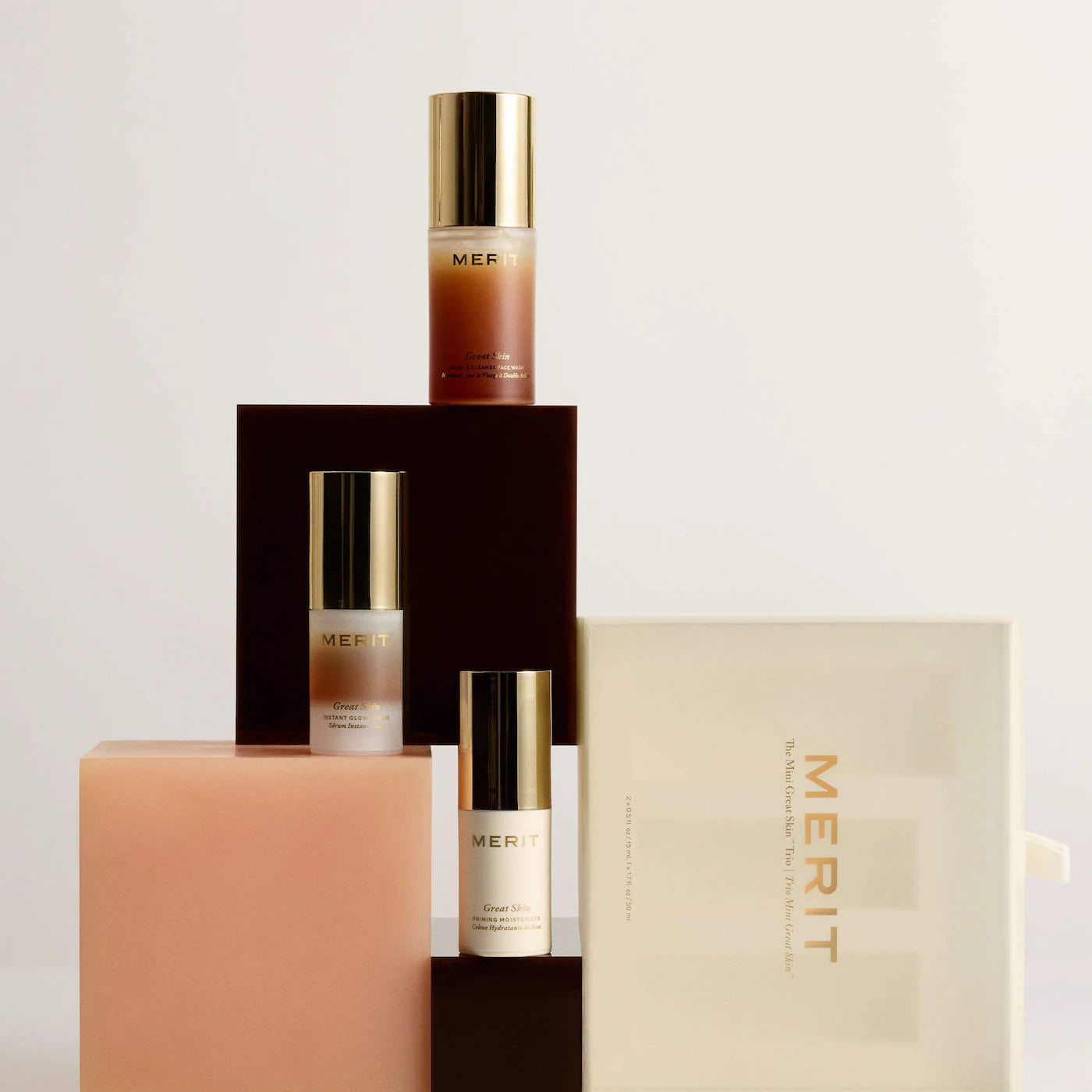 Mini Great Skin Skincare Essentials Gift Set - MERIT PREVENTA.