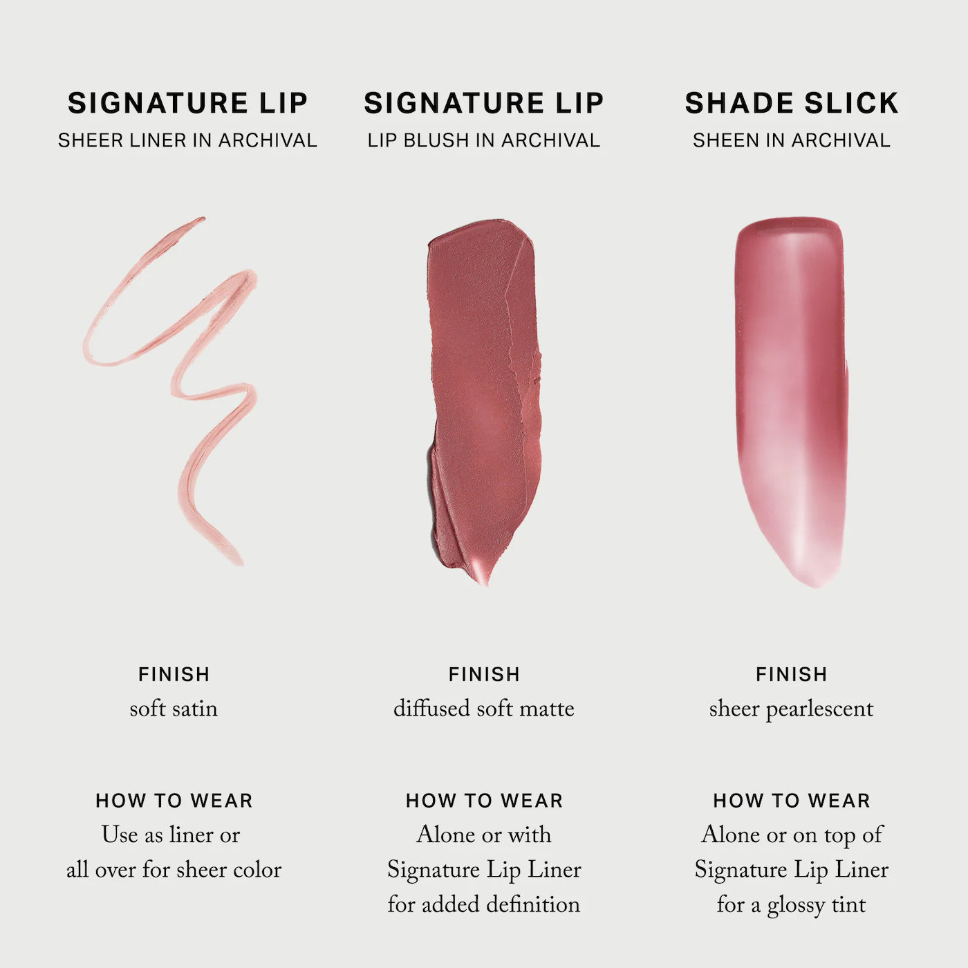 The Archival Lip Essentials Gift Set- MERIT.