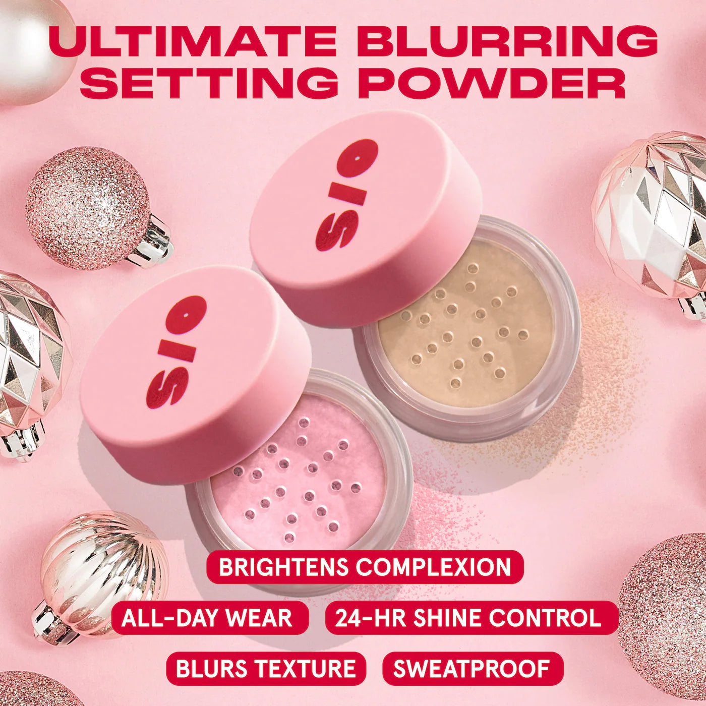 Ultimate Blurring Setting Powder Blurred & Bright Travel Duo / Transluscent/Ultra Pink - ONE/SIZE by Patrick Starrr.
