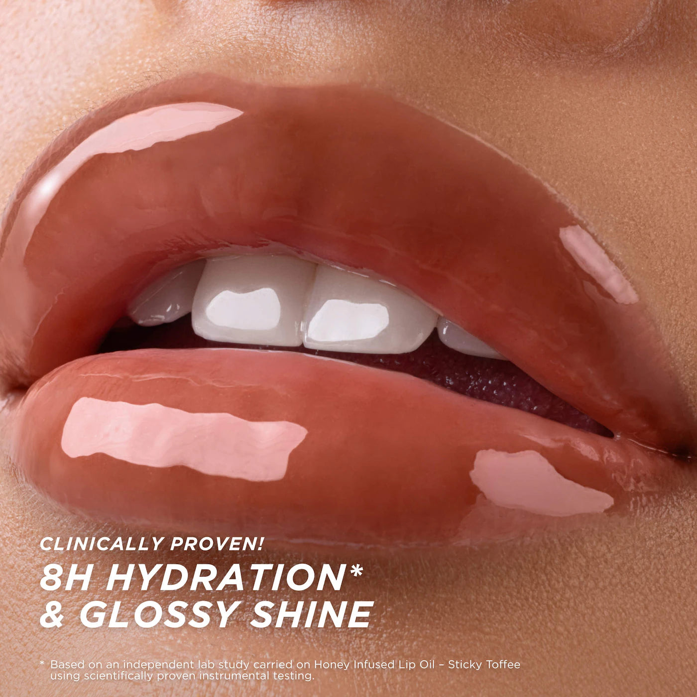 Honey Infused Hydrating Lip Oil / Sticky Toffee -  Gisou PREVENTA.