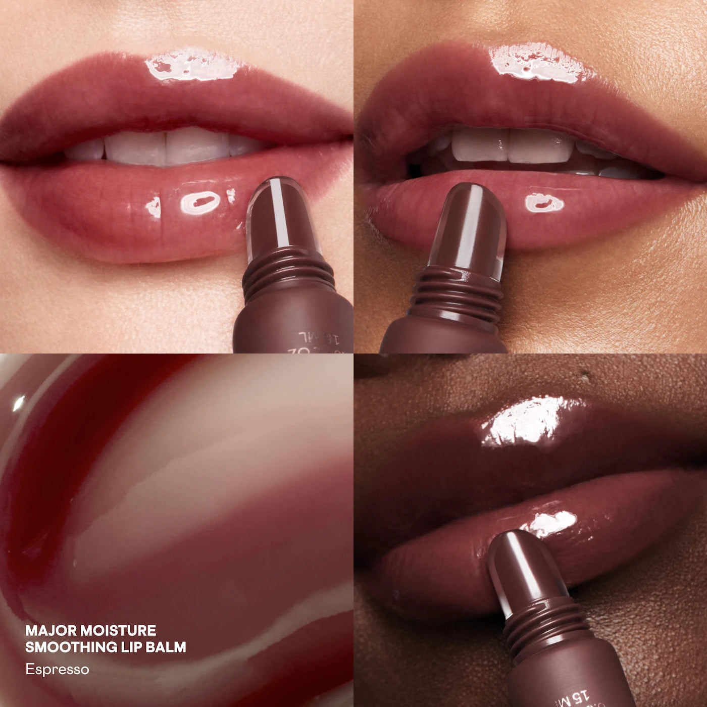 Major Moisture Smoothing and Hydrating Tinted Lip Balm with Vitamin E / Espresso- PATRICK TA   PREVENTA.