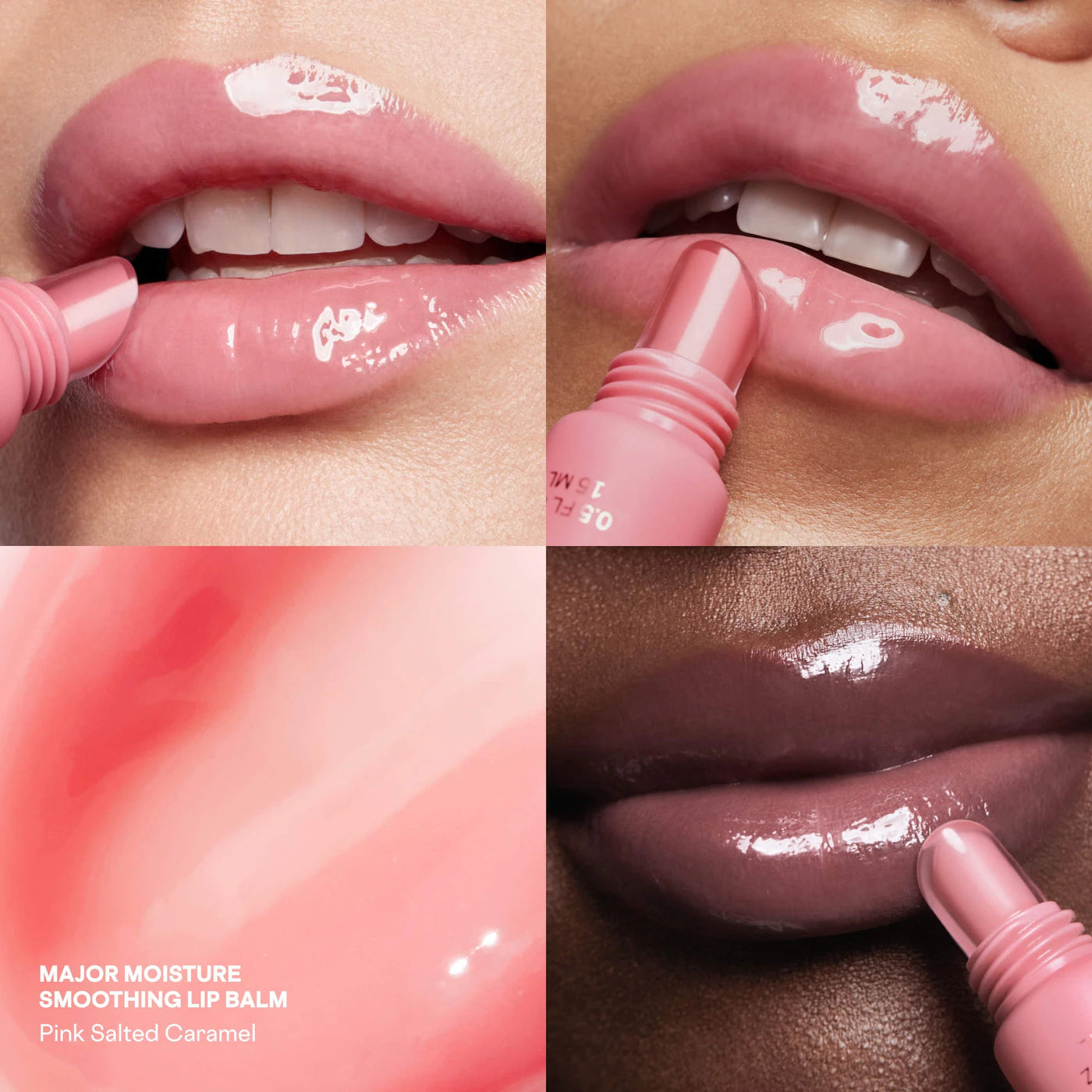 Major Moisture Smoothing and Hydrating Tinted Lip Balm with Vitamin E /Pink Salted Caramel  - PATRICK TA   PREVENTA.