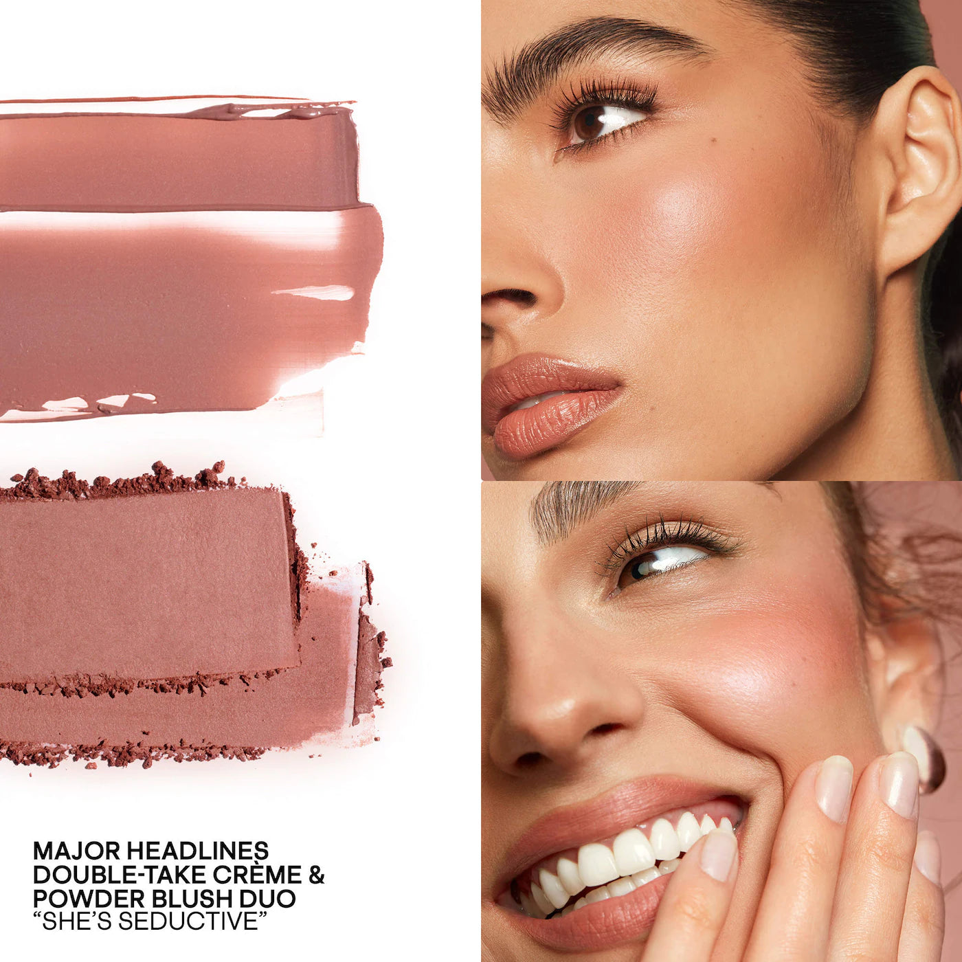 Mini Major Headlines Double-Take Crème & Powder Blush Duo/ She's Seductive - PATRICK TA   PREVENTA.