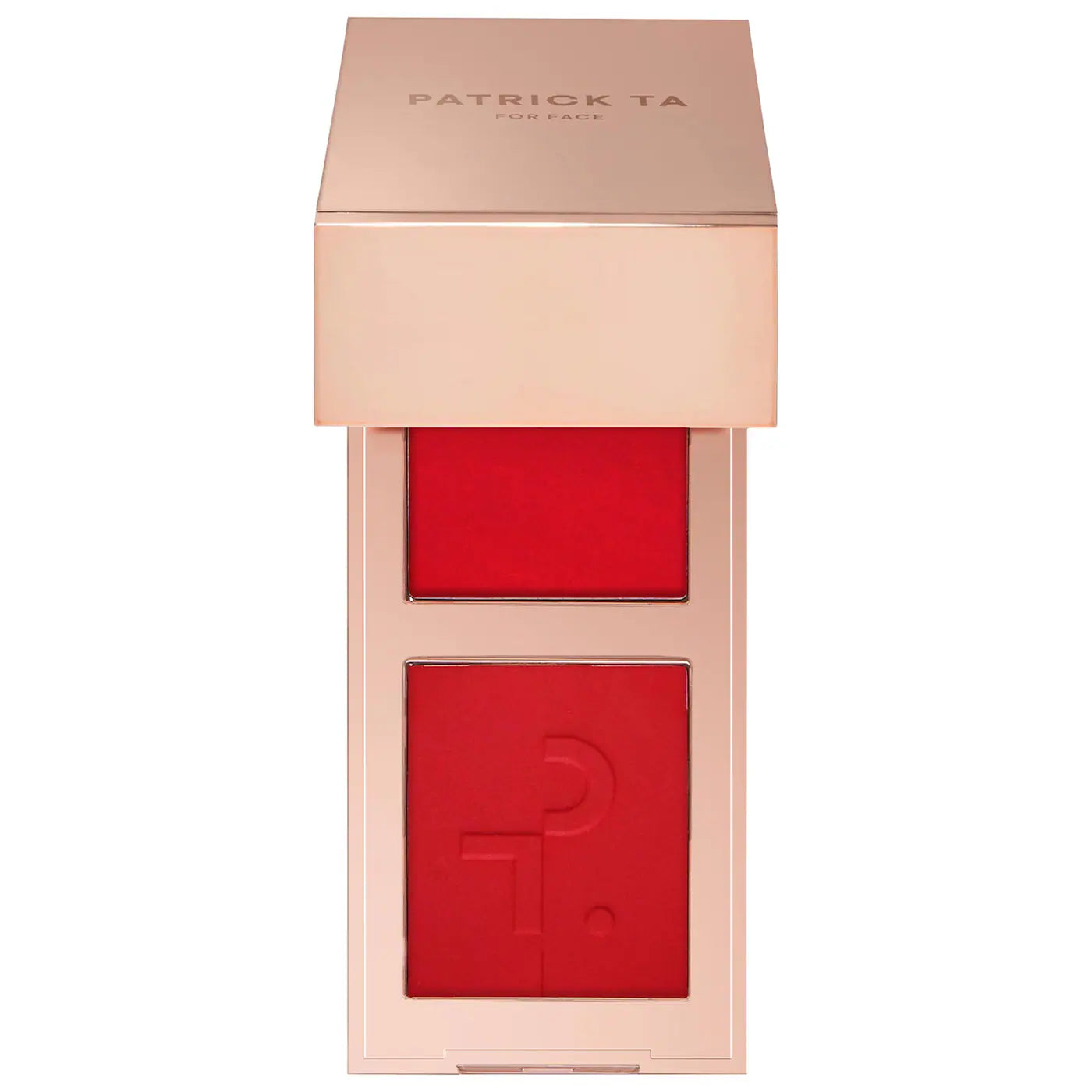 Mini Major Headlines Double-Take Crème & Powder Blush Duo/ She Left Me On Red - PATRICK TA   PREVENTA.