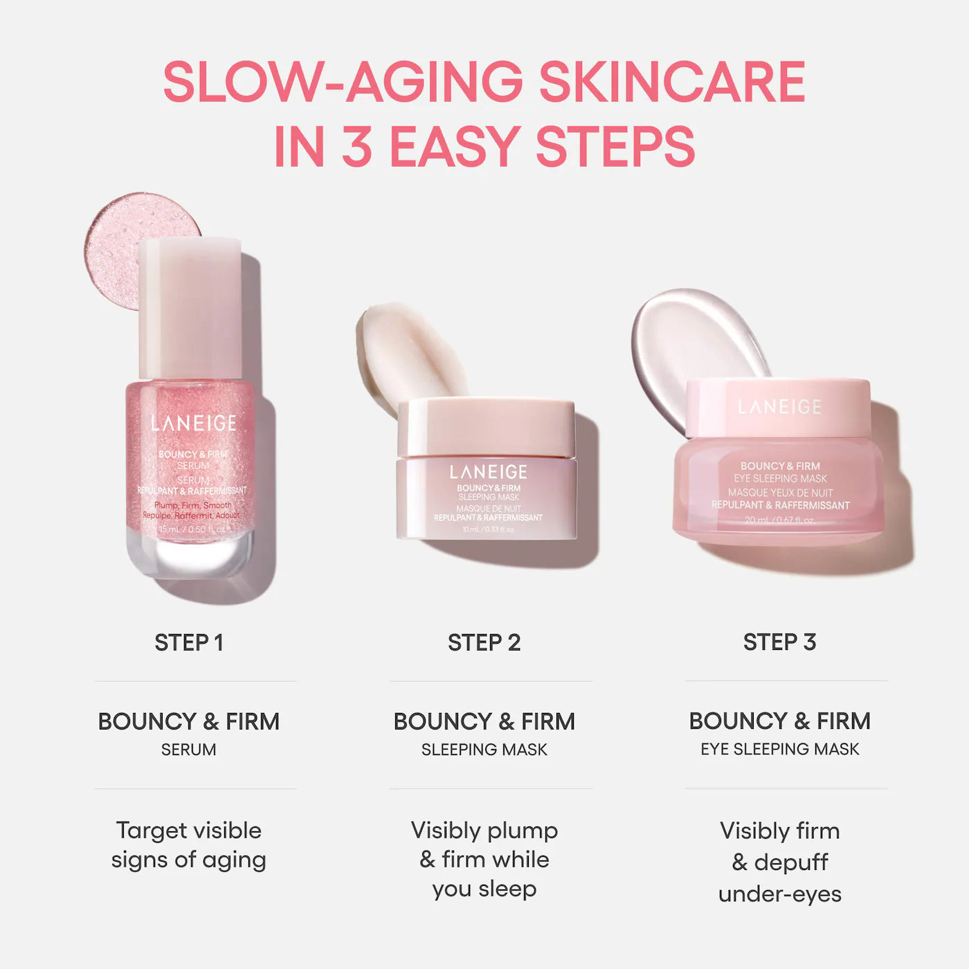 Bouncy Skin On the Go Set for Plumping and Firming - LANEIGE  PREVENTA.