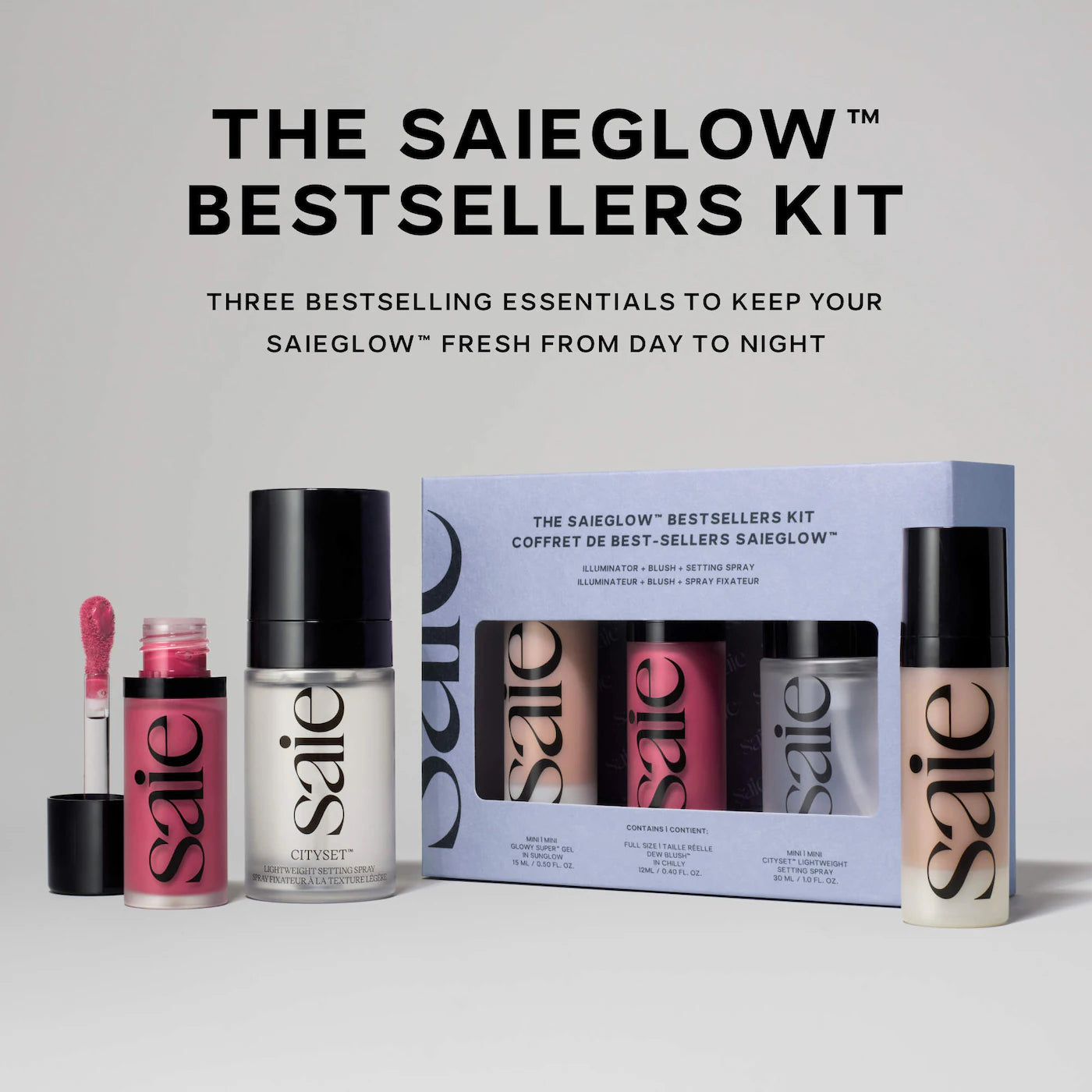 The Saieglow™ Bestsellers Kit  - Saie  PREVENTA.