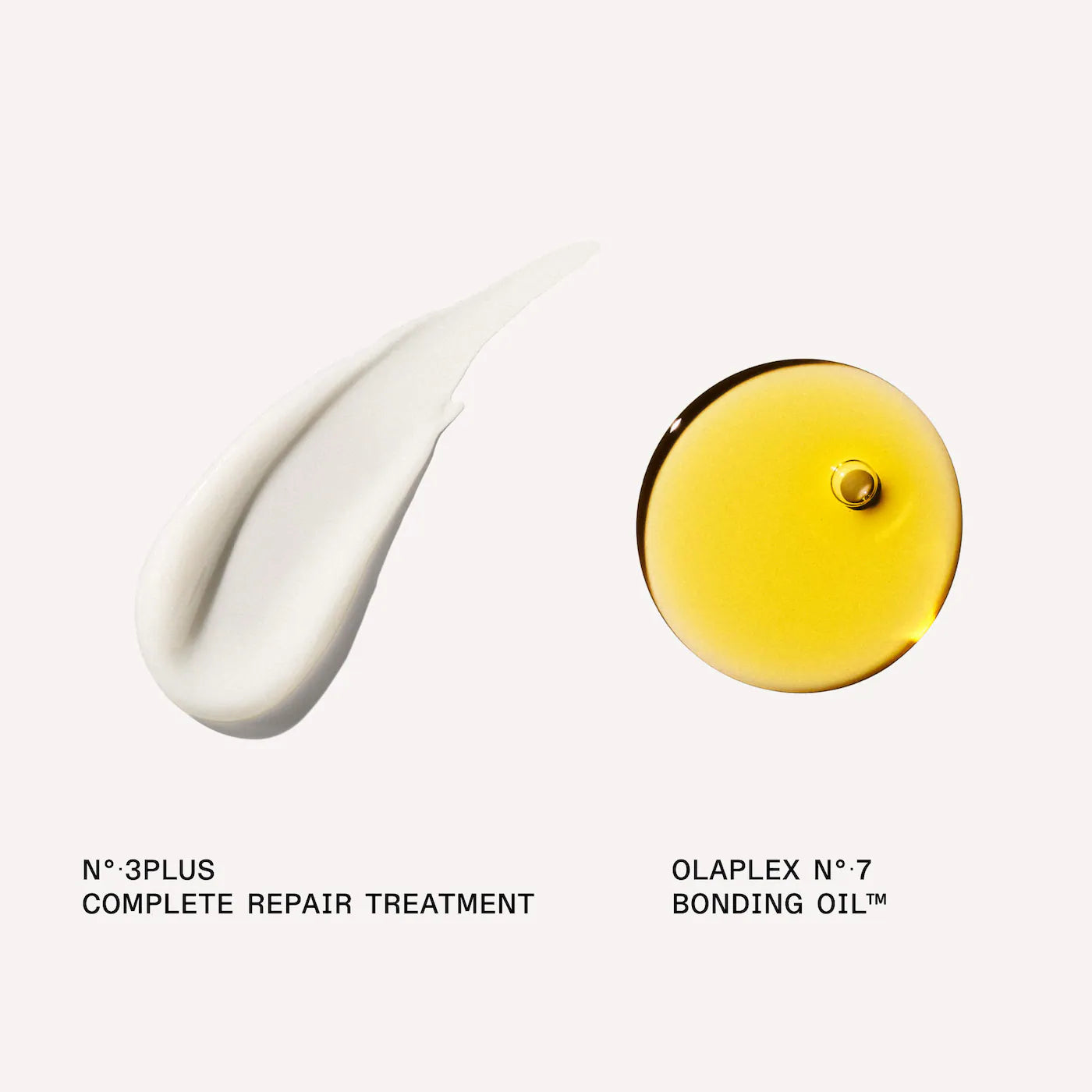 Mini No.3PLUS Bond Repair Treatment and No.7 Hair Oil Set- Olaplex   PREVENTA.