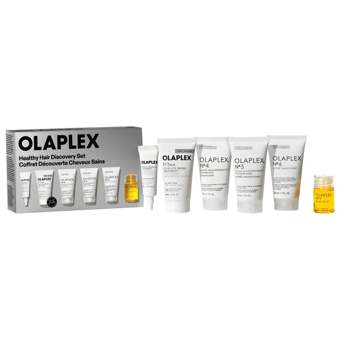 Healthy Hair Shampoo, Conditioner, and Oil Discovery Set - Olaplex   PREVENTA.
