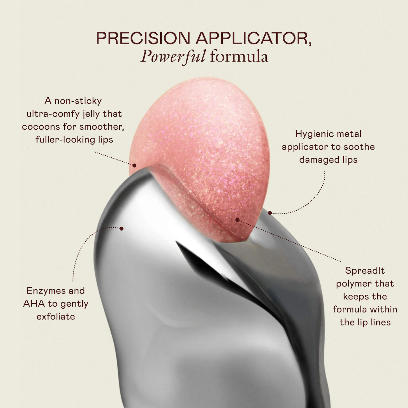 Le Chouchou Exfoliating + Softening Peptide Lip Balm/Château Rose- EADEM PREVENTA.