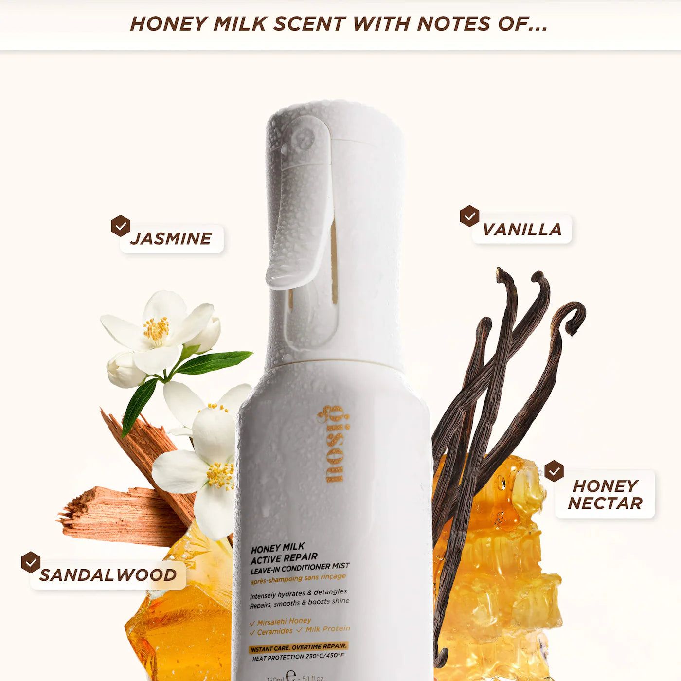 Honey Milk Active Repair Leave In Conditioner Mist 150ml - Gisou PREVENTA.