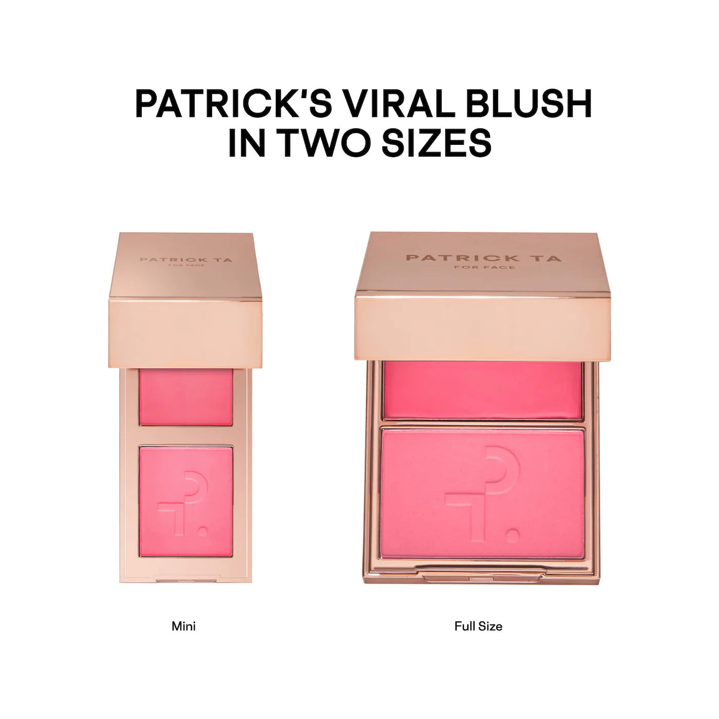 Mini Must-Have Major Headlines Double-Take Crème & Powder Blush Duo Set - PATRICK TA   PREVENTA.