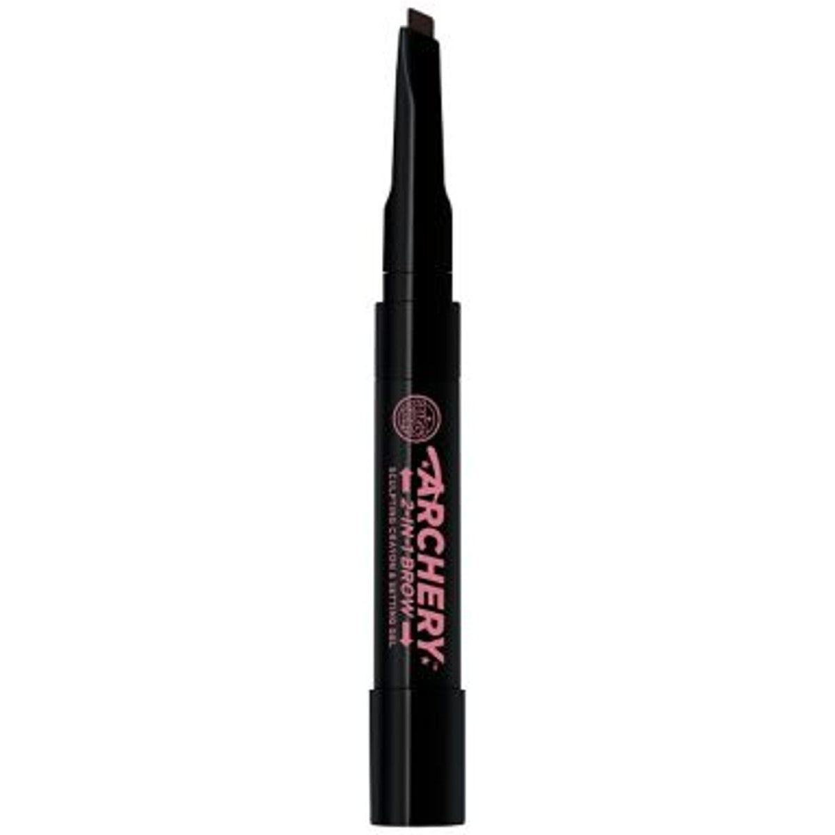 Archery 2-in-1 Sculpting Eyebrow Crayon & Setting Gel / Dark Brown - Soap & Glory.