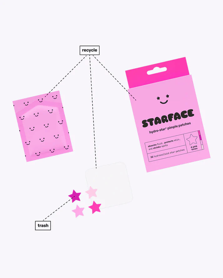 Hydro-Star Pink Patches 32ct - Starface.