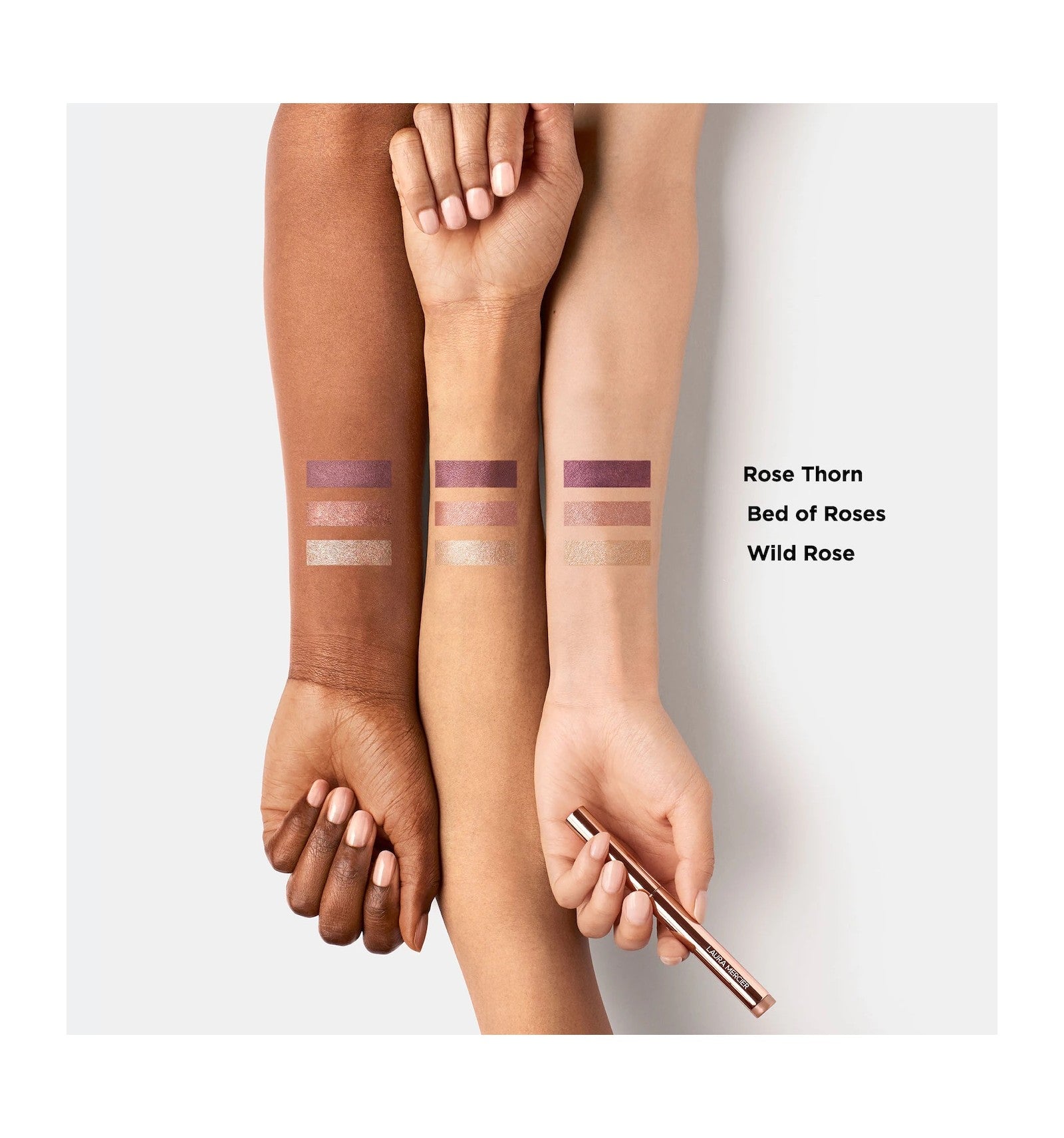 Stellar Shimmer Mini Caviar Eyeshadow Stick Trio - Laura Mercier.