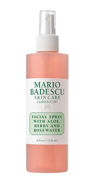 FACIAL SPRAY WITH ALOE, HERBS AND ROSEWATER - 8fl oz