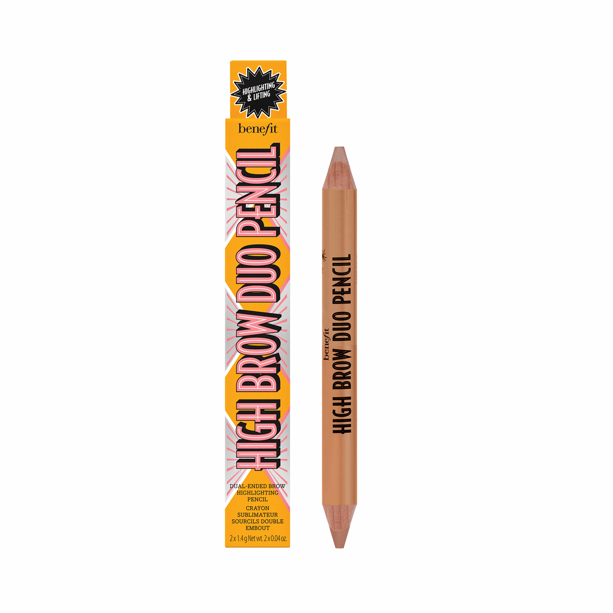 High Brow Duo Pencil - Rich Caramel / Warm Bronze - BENEFIT.