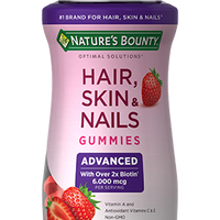 Advanced Hair, Skin & Nails 80 Gummies - Nature's Bounty.