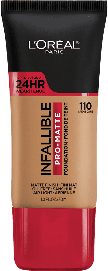 Infallible Pro-Matte Foundation 24H Pro - Matte / 110 Créme Café - L'Oreal Paris.