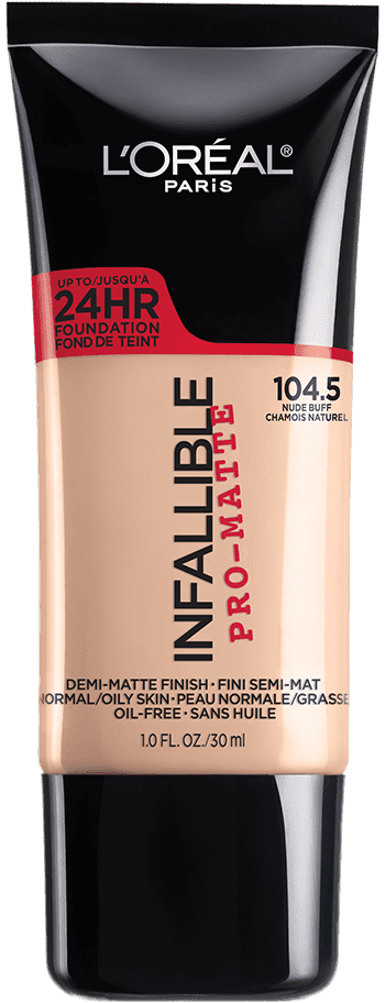 Infallible Pro-Matte Foundation 24H Pro - Matte / 104.5 Nude Buff - L'Oreal Paris.