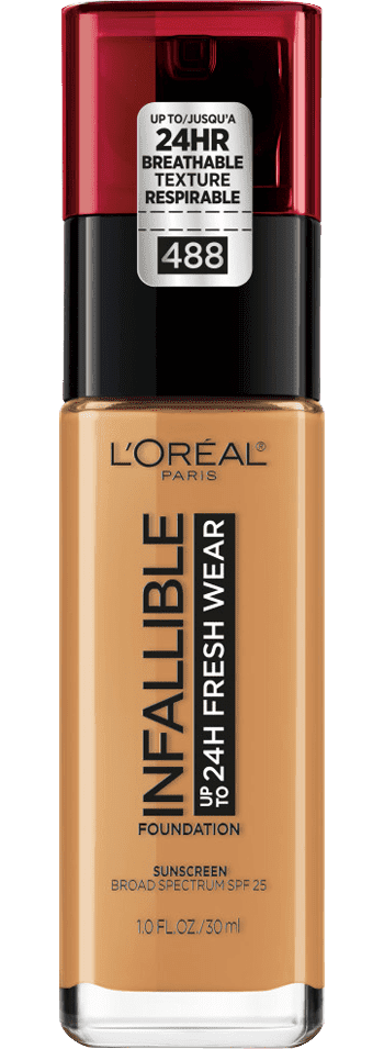 Infallible 24 Hour Fresh Wear Foundation / 488 Caramel - L'Oreal Paris.