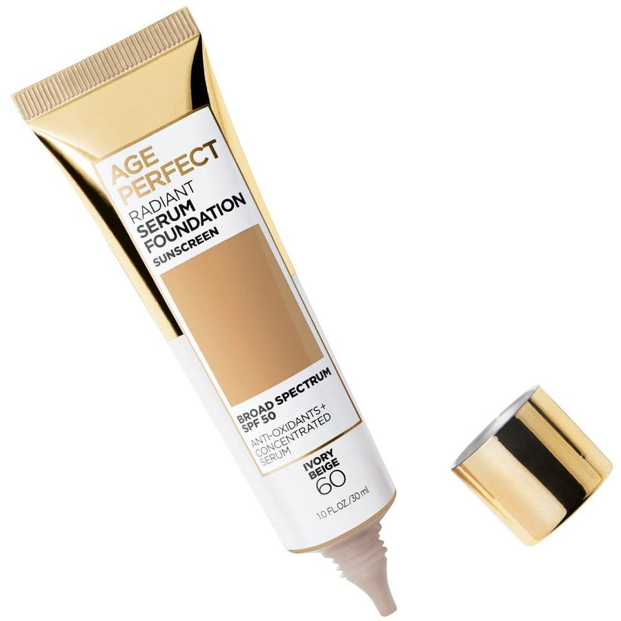 Age Perfect Makeup Radiant Serum Foundation with SPF 50 / 60 Ivory beige - L'Oreal Paris.