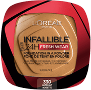 Infallible Up to 24H Fresh Wear Foundation in a Powder / 330 Hazelnut - L'Oreal Paris.